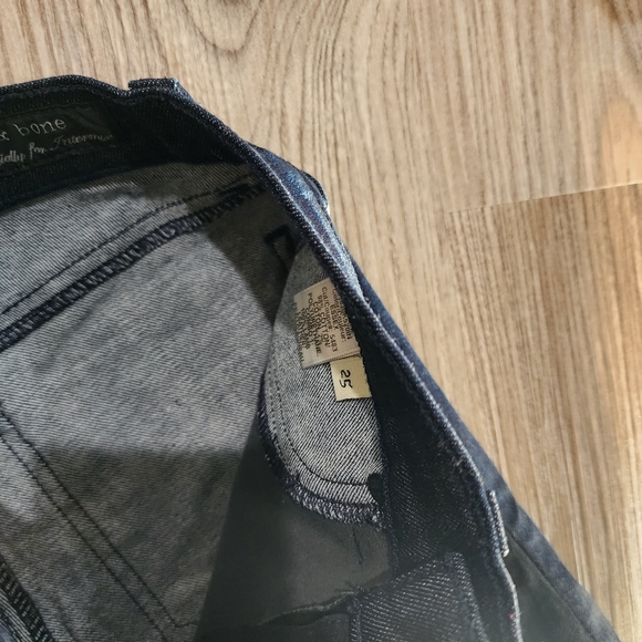 Rag and Bone suede denim jeans - Picture 3 of 5
